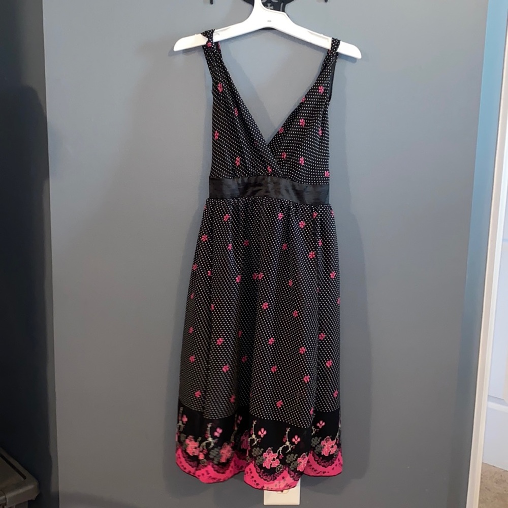 Black polkadot sundress size M